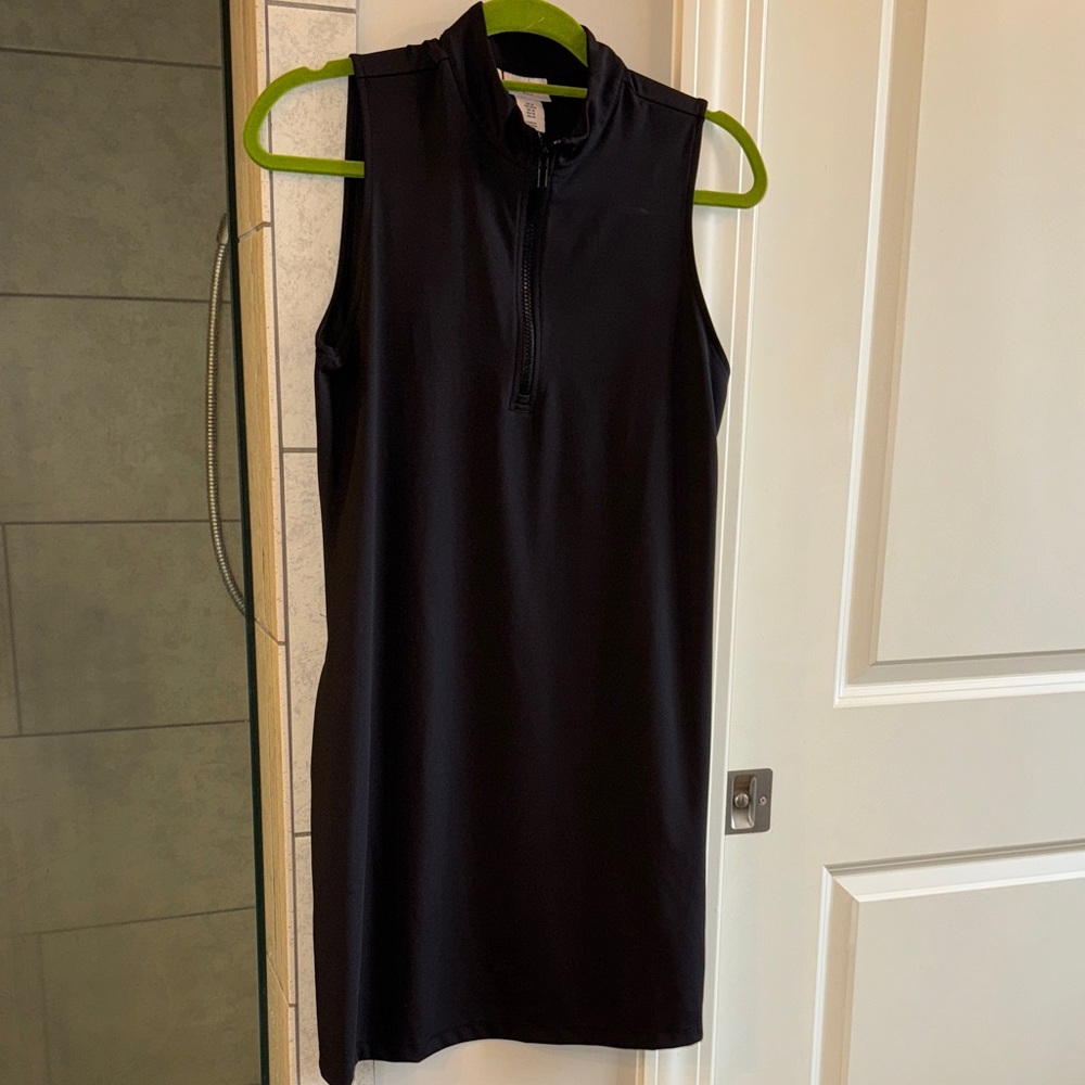 Tommy Bahama Black Sleeveless Mini Dress